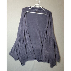 Barefoot Dreams CozyChic Ultra Lite Cosmic Blue Blanket Wrap Women's S/M Pockets